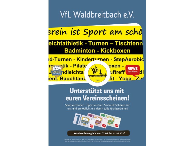 Scheine für Vereine 2026 Scheine für Vereine 2026